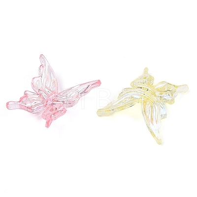 AB Color Transparent Acrylic Beads TACR-T028-13M-1