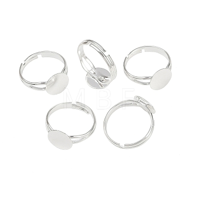 Brass Ring Components X-KK-C3044-10mm-S-1