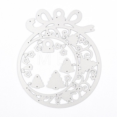 Christmas Wreath Carbon Steel Cutting Dies Stencils X-DIY-R079-061-1