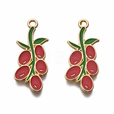 Alloy Enamel Pendants ENAM-T011-101-NR-1