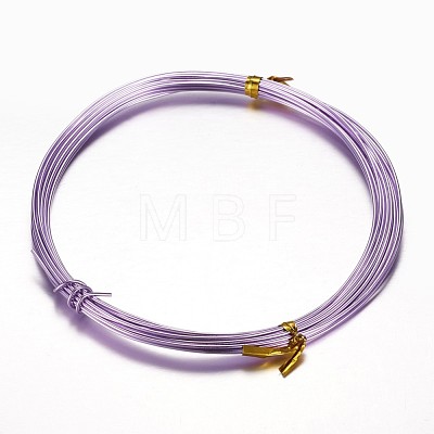 Round Aluminum Craft Wire AW-D009-0.8mm-10m-06-1