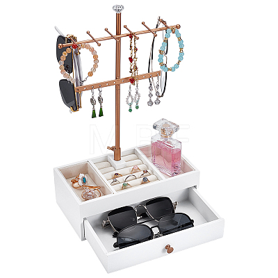 Velvet Jewelry Organizer Stands ODIS-WH0086-206-1