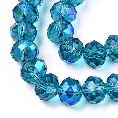 Electroplate Glass Beads Strands LS-EGLA-A034-T8mm-L25-1
