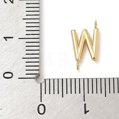 304 Stainless Steel Letter Connector Charms STAS-M108-01G-23-1