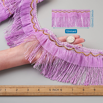 Polyester Tassel Fringe Trimming OCOR-TAC0008-21C-1