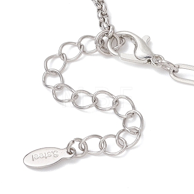 Alloy Charms Bracelets BJEW-JB12747-1