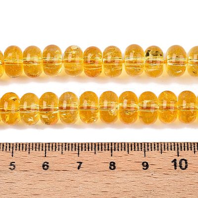 Baking Paint Transparent Glass Beads Strands DGLA-N005-12A-1