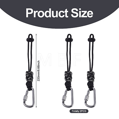 Polyester Cord Ropes Pendant Decorations HJEW-TADJ0022-02A-1