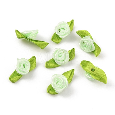 Polyester Rose Ornaments DIY-WH0308-242I-1