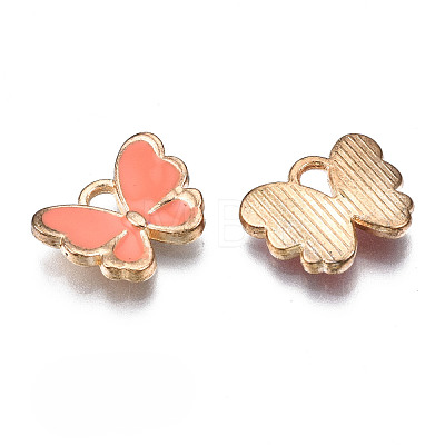 Alloy Enamel Charms X-ENAM-S121-070I-1