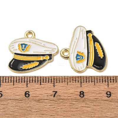 Ocean Alloy Enamel Pendants ENAM-B041-01H-1