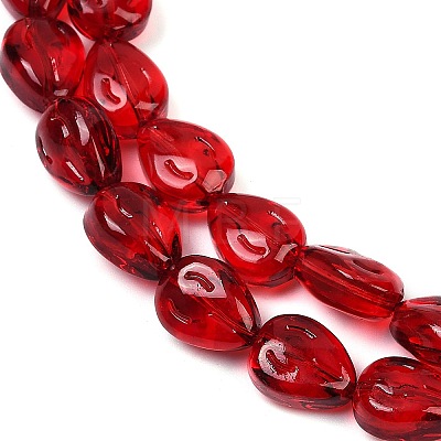 Transparent Glass Beads Strands GLAA-H038-03E-1