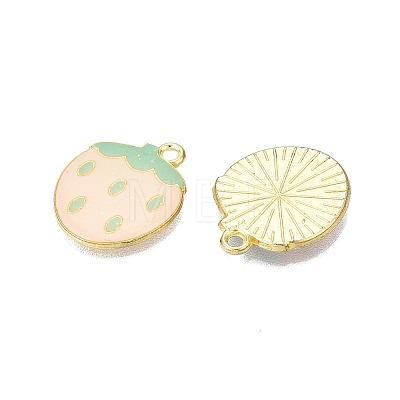 Light Gold Plated Alloy Enamel Pendants PALLOY-N176-26C-RS-1