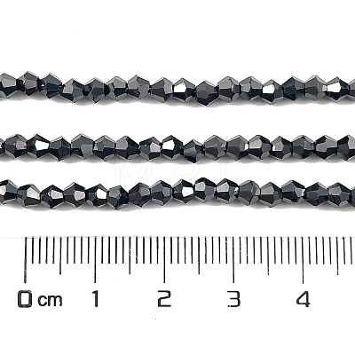 Transparent Electroplate Glass Beads Strands LS-EGLA-A039-T3mm-UA13-1