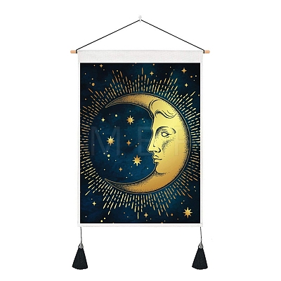 Moon Polyester Wall Hanging Tapestry PW-WG4E3B7-02-1