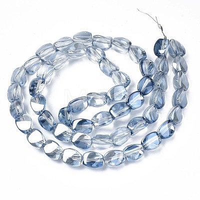 Electroplate Glass Beads Strand EGLA-S188-23-A02-1