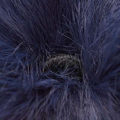 Handmade Faux Rabbit Fur Pom Pom Ball Covered Pendants WOVE-F020-A13-1