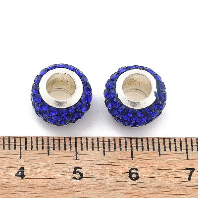 Rondelle Polymer Clay European Beads X1-FIND-U001-01L-1