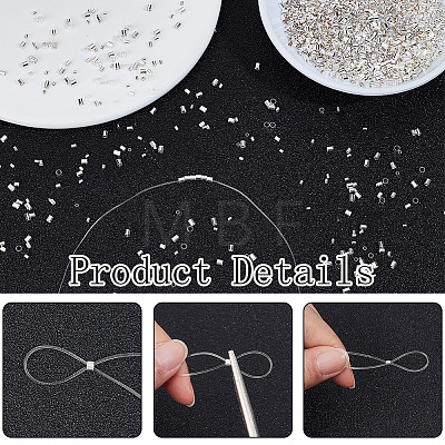 3500Pcs Brass Crimp Beads KK-PA0001-13S-1