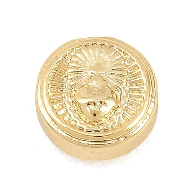 Religion Brass Beads KK-C170-29G-01-1