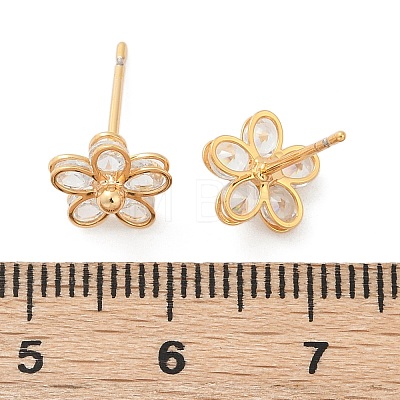 Brass Earring Studs KK-S348-421-1