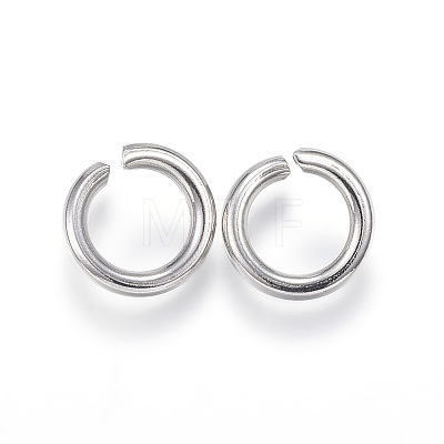 304 Stainless Steel Open Jump Rings X-STAS-E113-10P-1