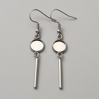314 Stainless Steel Earring Hooks STAS-WH0046-01E-1