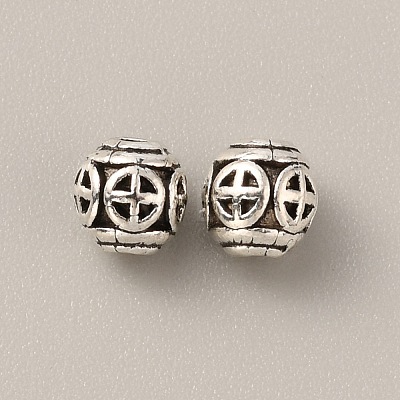 Tibetan Style Alloy Bead FIND-WH0034-46AS-07-1