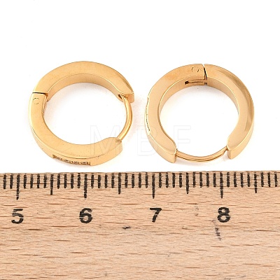 304 Stainless Steel Clear Cubic Zirconia Hoop Earrings EJEW-L307-12G-01-1