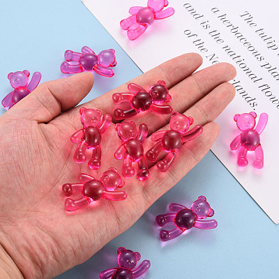 Transparent Acrylic Beads MACR-S373-01B-906-1