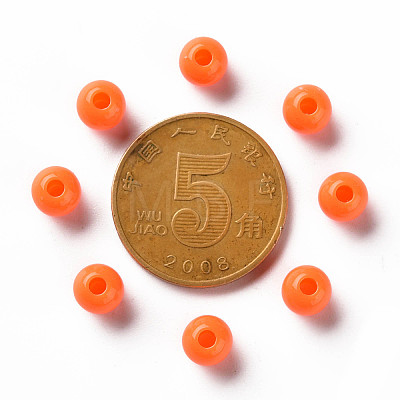 Opaque Acrylic Beads LS-MACR-S370-C6mm-A37-1