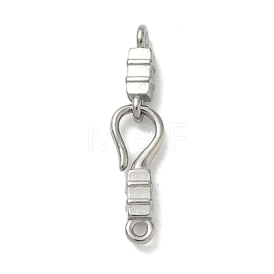 304 Stainless Steel S-Hook Clasps STAS-G373-04P-01-1
