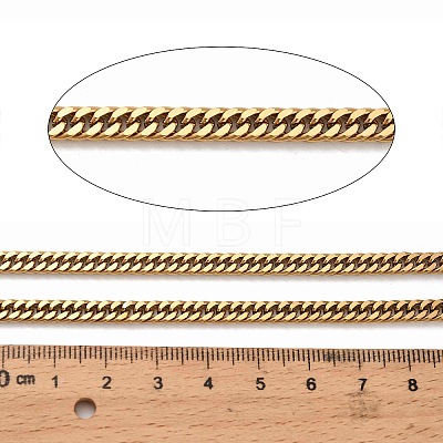 316 Surgical Stainless Steel Cuban Link Chains CHS-B010-01C-G-1