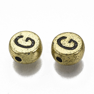 Plating Acrylic Beads LS-PACR-CD0001-G-1