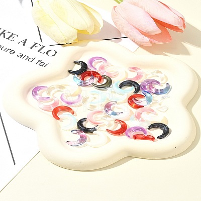20Pcs Gradient Color Handmade Lampwork Beads LAMP-FS0001-18C-1