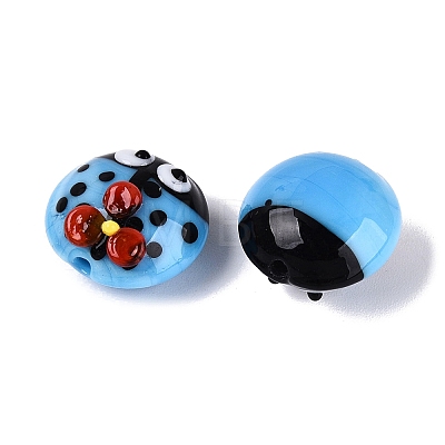 Handmade Bumpy Lampwork Beads LAMP-Q039-15H-1