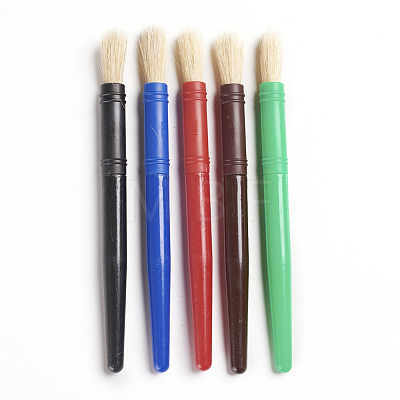Plastic Painting Brushes Pens Sets DIY-WH0162-66-1