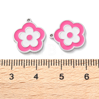 304 Stainless Steel Charms STAS-M102-02P-1
