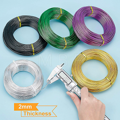 Anodized Aluminum Wire AW-BC0007-2.0mm-01-1