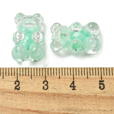 Transparent Acrylic Beads OACR-A027-11F-1