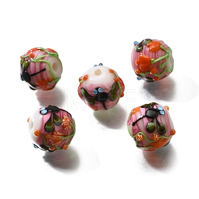 Handmade Lampwork Beads LAMP-K042-08-1