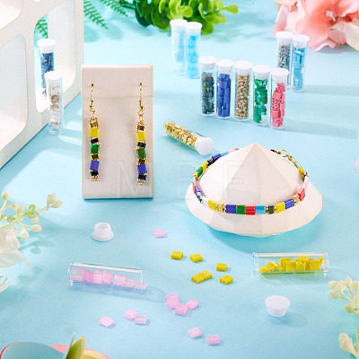 2-Hole Glass Seed Beads SEED-TA0001-65-1