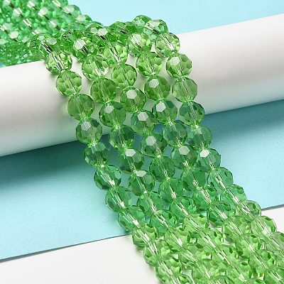 Transparent Glass Beads EGLA-A035-T10mm-D09-1