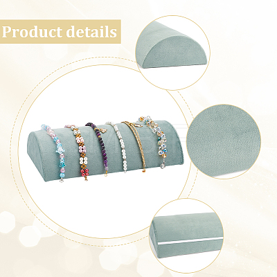 Velvet Bracelet Organizer Display Stands BDIS-WH0006-008-1