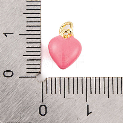 Rack Plating Brass Enamel Pendants KK-P269-10G-02-1