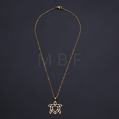 201 Stainless Steel Pendants Necklaces NJEW-S105-JN714-45-2-1