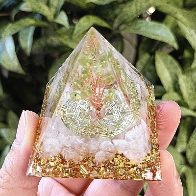 Orgonite Pyramid Resin Energy Generators PW-WG3229D-01-1