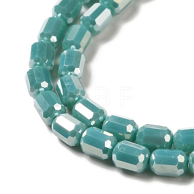 Electroplate Glass Beads Strands EGLA-D031-01H-1