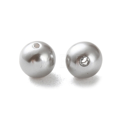 Plastic Imitation Pearl Beads FIND-M059-01B-05-1