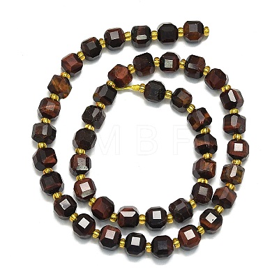 Natural Tiger Eye Beads Strands G-I376-D56-01-1